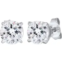 KUZZOI Oorbel zilver / wit