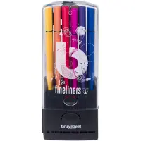 Bruynzeel Teens 12 fineliners met driekantige grip