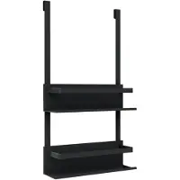 Allibert 823144 New Game Doucherekje Voor Douchewand - Zwart - Mat - 38 x 70 x 11 cm