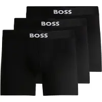 BOSS ONE set van drie boxershorts met logotailleband
