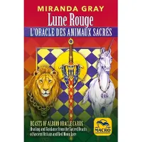 Macro Lune rouge. L'oracle des animaux sacrés (coffret livret + cartes)