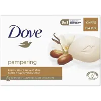 Dove Zeep Tablet Shea Butter - 12 Stuks 2x90 gr - Voordeelverpakking