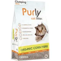Purly Organic Ultra Clumping maisvezel kattenbakvulling 3 x 5 liter