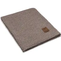 Knit Factory Juul Plaid - Marron/Beige - 160x130 cm