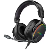 Phreeze GH5 Game Headset met Flexibele Microfoon & RGB Verlichting - Koptelefoon met Draad - Gaming Headsets - Geschikt voor PC / PS5 / PS4 / Switch / Xbox
