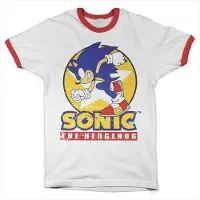 Hybris Sonic The Hedgehog Heren Tshirt -S- Fast Sonic Wit