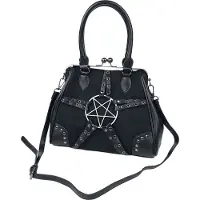 Banned - Gothic Handtas - Pentagram - voor Vrouwen - zwart | Maat Standard