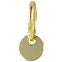 New Bling 132400312 Gouden Hangertje - Rondje - Glad - 3 mm Doorsnee - 14 Karaat - Bedel - Goud
