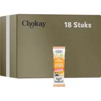 Chokay | Extra Dark Chocolate Bar | Caramel Peanut | 18 stuks | 18 x 30g