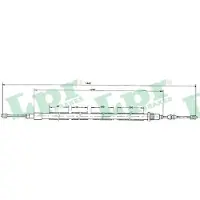 LPR C0607B Handremkabel