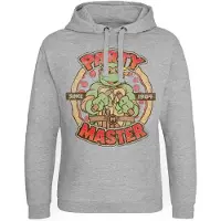 Generique Teenage Mutant Ninja Turtles Hoodie/trui -S- Party Master Since 1984 Grijs
