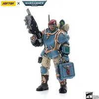 Joy toy Warhammer 40k figurine 1/18 Astra Militarum Tempestus Scions Command Squad 55th Kappic Eagles Med...