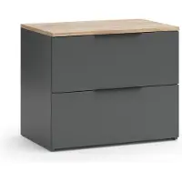 Vicco Wido Dressoir – 60 x 50 cm met 2 laden Antraciet