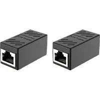 Orbit Electronic UTP koppelstuk - RJ45 Female naar Rj45 Female - Zwart - Per 2 stuk(s)