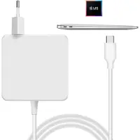 Phreeze 45w usb C oplader 2 meter - 45 watt snellader - Oplaadstekker met vaste usb C kabel - Power Delivery