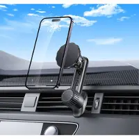 Phreeze Telefoonhouder Auto Ventilatie - Magnetisch - Ventilatierooster - 360 Graden Draaibaar - Verstelbaar - Universeel - Zwart