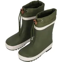 XQ - Regenlaarzen Kinderen - Fleece voering - Khaki - Regenlaarzen met voering - Unisex - Maat 31/32