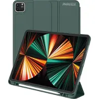 Phreeze Hoes geschikt voor iPad Pro 13 inch 2024 (7e generatie) - Geschikt voor iPad Pro 13 hoesje met Pencil Vak - Draaibare Tri Fold Hoesje geschikt voor iPad Pro 7 13-inch met M4 Chip Case - Donker Blauw