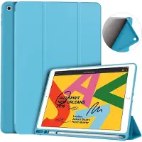 Phreeze Smart Case geschikt voor iPad 10.2 2019/2020/2021 Hoesje Hoes Cover - Met Pen Houder - Vouwbaar - Standaard