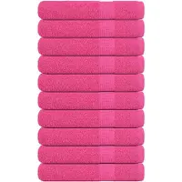 vidaXL Saunahanddoeken FROGN 10 st 80x200 cm 360 g/m² roze