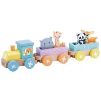 Studio circus houten dierentrein 7-delig