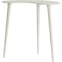 Light & Living Bijzettafel 53x30x48 cm LINOS crème (Wit, 53x30x48cm)