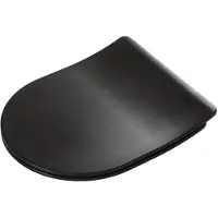 Tiger Wc-bril Tune - Duroplast - D-vorm - Softclose - Verstelbaar - Quick Release - Zwart