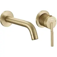 REA Inbouw Wastafelkraan Argon Gold Brush + Box