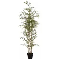 Vente-unique Kunstbamboe met natuurlijke stam - H 160 cm - MUCURI