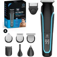 Beeperfect 5-in-1 Baardtrimmer Mannen - 5 Verwisselbare Opzetstukken - Trimmer Baard en Lichaam - Bodygroomer - Neus en Oortrimmer