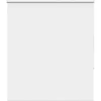vidaXL Rolgordijn verduisterend 140x130 cm stofbreedte 136,6 cm wit