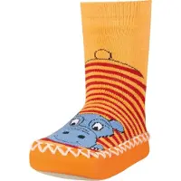 Playshoes soksloffen nijlpaard oranje