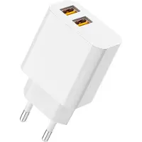 Phreeze Usb Stekker 2 Poorten - Dubbele usb Oplader - Oplaadstekker voor gsm, tablet & accessoires
