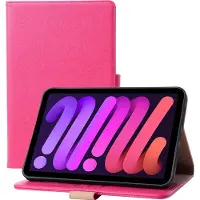 Phreeze Hoesje geschikt voor iPad Mini 6e generatie 8.3 inch 2021 Hoes Luxe Smart Case Cover Pasjeshouder
