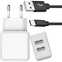 Phreeze Usb Adapter 2 Poorten + usb C Kabel 1 Meter - Oplader voor Libra Colour, Clara BW, Elipsa 2E, PocketBook Era en usb C Tablets - GSM / Mobiele Telefoon / E-reader Oplader