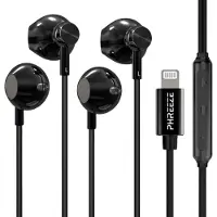 Phreeze Bedrade Oordopjes geschikt voor iPhone oortjes - Bedraad - 2 Stuks - Werkt Direct - Geschikt voor Apple Lightning ( 14, 13, 12, 11, X, Pro Max Xs ) Oordoppen met Draad
