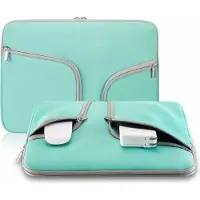 Phreeze Laptophoes 13 tot 13,3 inch - Mint Groen - Laptoptas Dames / Heren - Waterafstotend - Tas Voor Laptop 12 Inch - Hoes met Ritssluiting