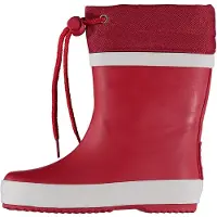 XQ - Regenlaarzen Kinderen - Fleece voering - Rood - Regenlaarzen met voering - Unisex - Maat 33/34