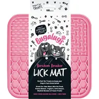 Bugalugs likmat voor dieren - Slowfeeder - Honden - Katten - Siliconen - Roze