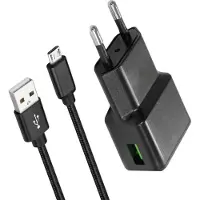 Phreeze Micro usb Oplader 15w 1 Meter - Oplader voor A10 / A10e / A10s / A20 / A20e / A30 / A30s / A50 / A50s (2019)