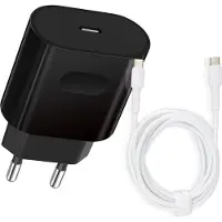 Phreeze Usb C Adapter 30w + Versterkte usb-C naar usb c Kabel - 2 Meter - GaN - Snel Oplader - UsbC Snellader