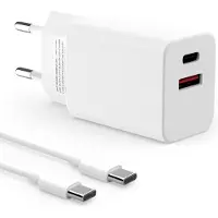 Phreeze 35w usb C Power Adapter met usb C naar usb C Kabels - 2 Meter Lange Oplaadkabel - Voor S24,S23,S22,S21,S20,A9,Plus,Ultra,FE