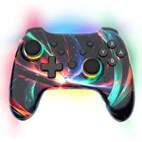Phreeze Unieke Switch Controller - RGB & Draadloos - RGB PRO - Bluetooth Controllers geschikt voor alle Nintendo Switch Accessoires Pro Controller