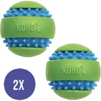 Kong squeezz goomz bal 6,5 cm 2 st - Honden speelgoed