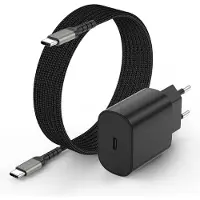 Ntech USB C Adapter - Oplader Geschikt voor iPhone met usb-c kabels - Snellader Geschikt voor iPhone 15 - USB C Oplader 25w - Adapter USB C - USB C Lader - USB-C Geschikt voor iPhone Snellader