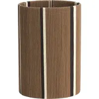 Light & Living Kap cilinder 25-25-36 cm MEDAN bruin+crème+donker bruin