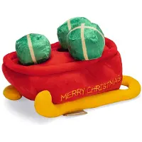 Beeztees Hide N Seek Red Sleigh Hondenspeeltje