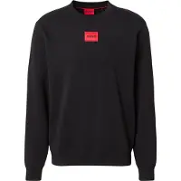 HUGO Sweatshirt 'Diragol212' rood / zwart
