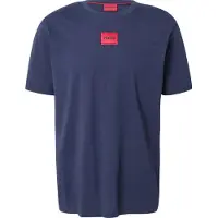 HUGO Shirt 'Diragolino212' marine / rood