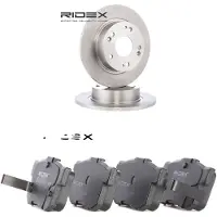 RIDEX 3405B2454 Remschijven en blokken